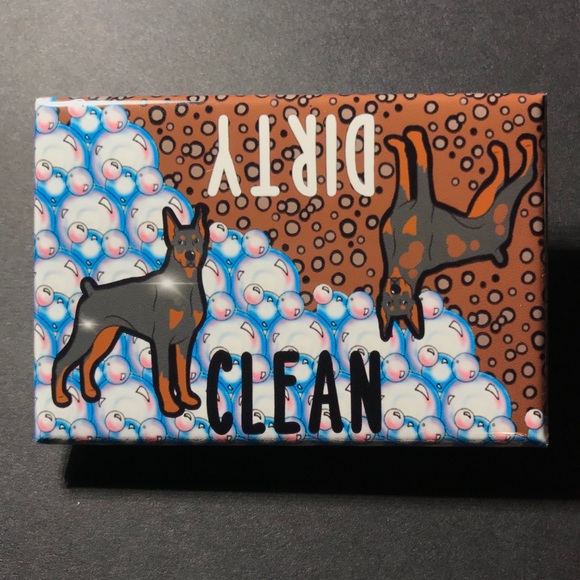 Doberman Pinscher Dishwasher Magnet Dog Home Decor - Picture 7 of 9